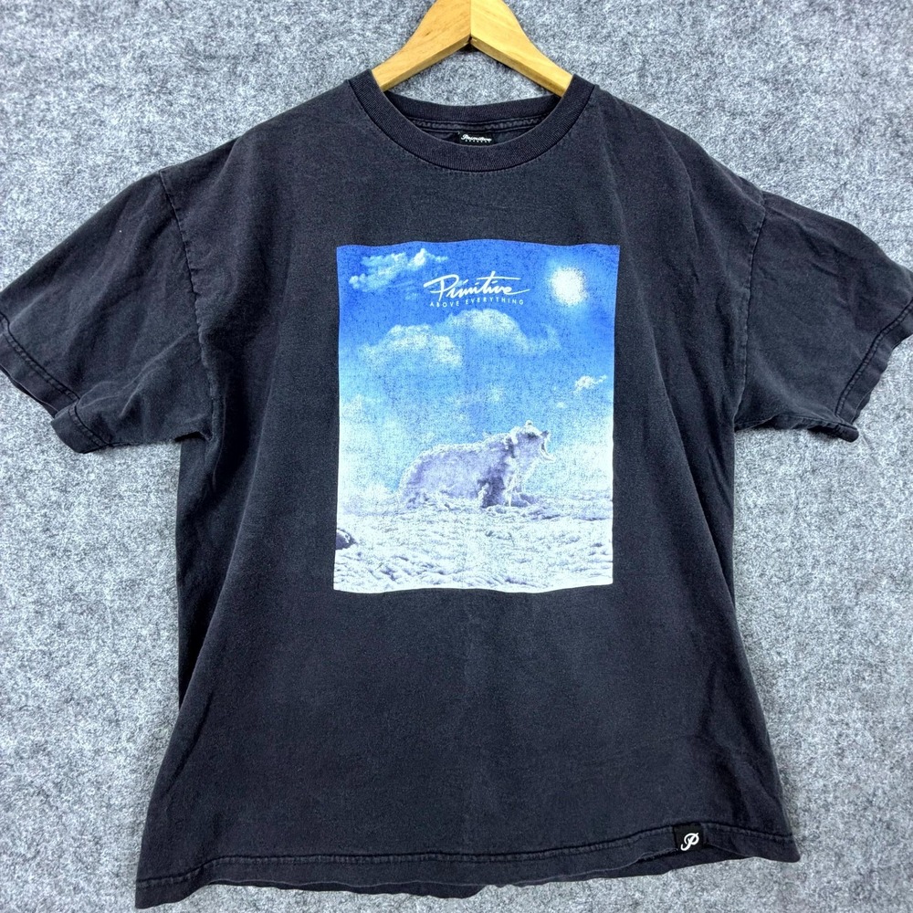 Above Everything Polar Bear Graphic Primitive Apparel Shirt Men XL Skateboarding